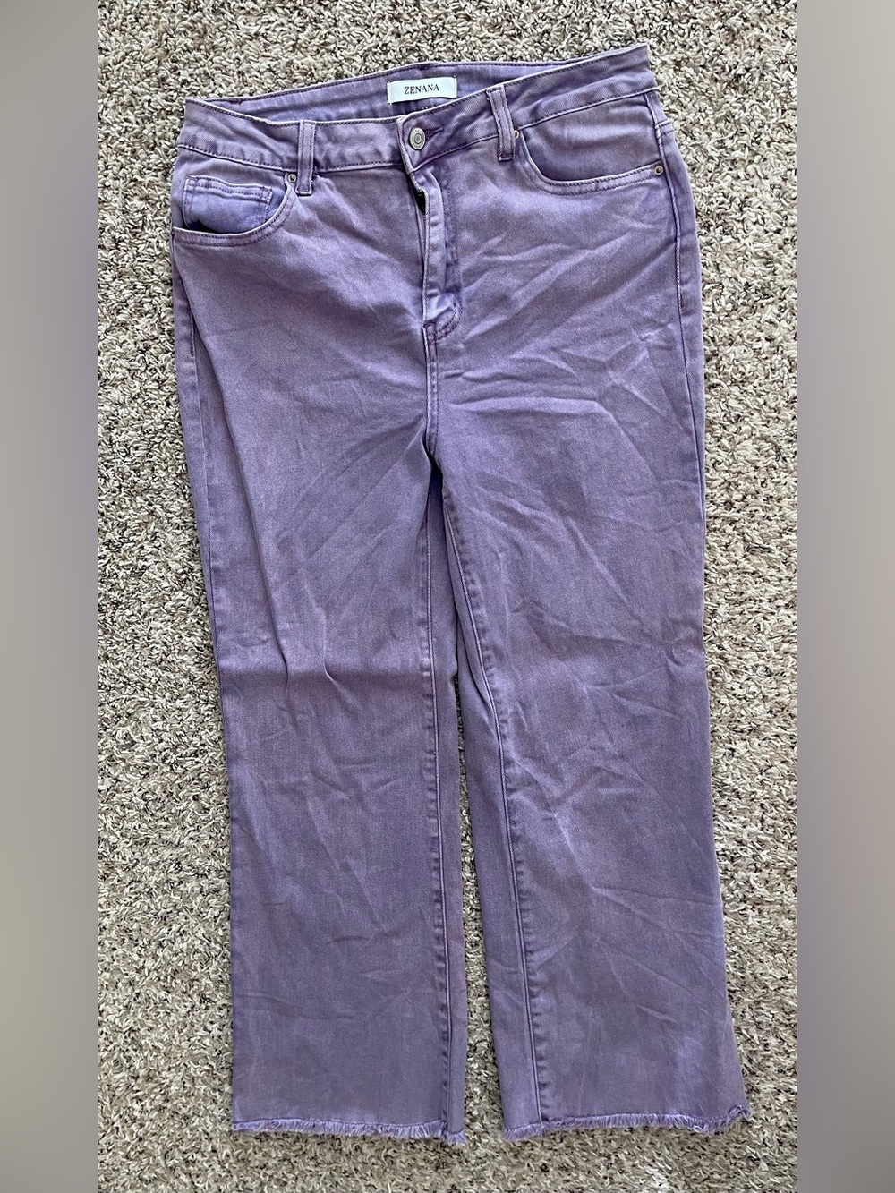 Zenana Women’s Lavender Straight Jeans